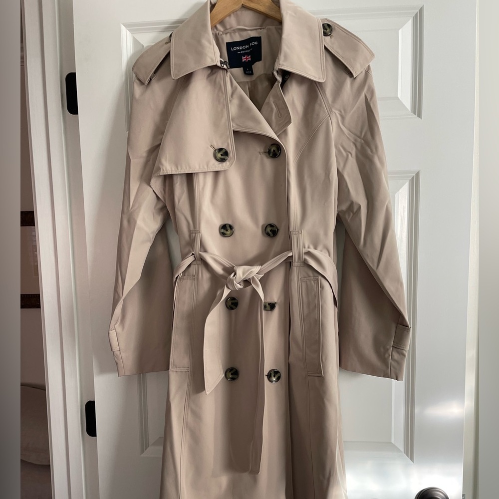 London Fog Tan Trench Coat